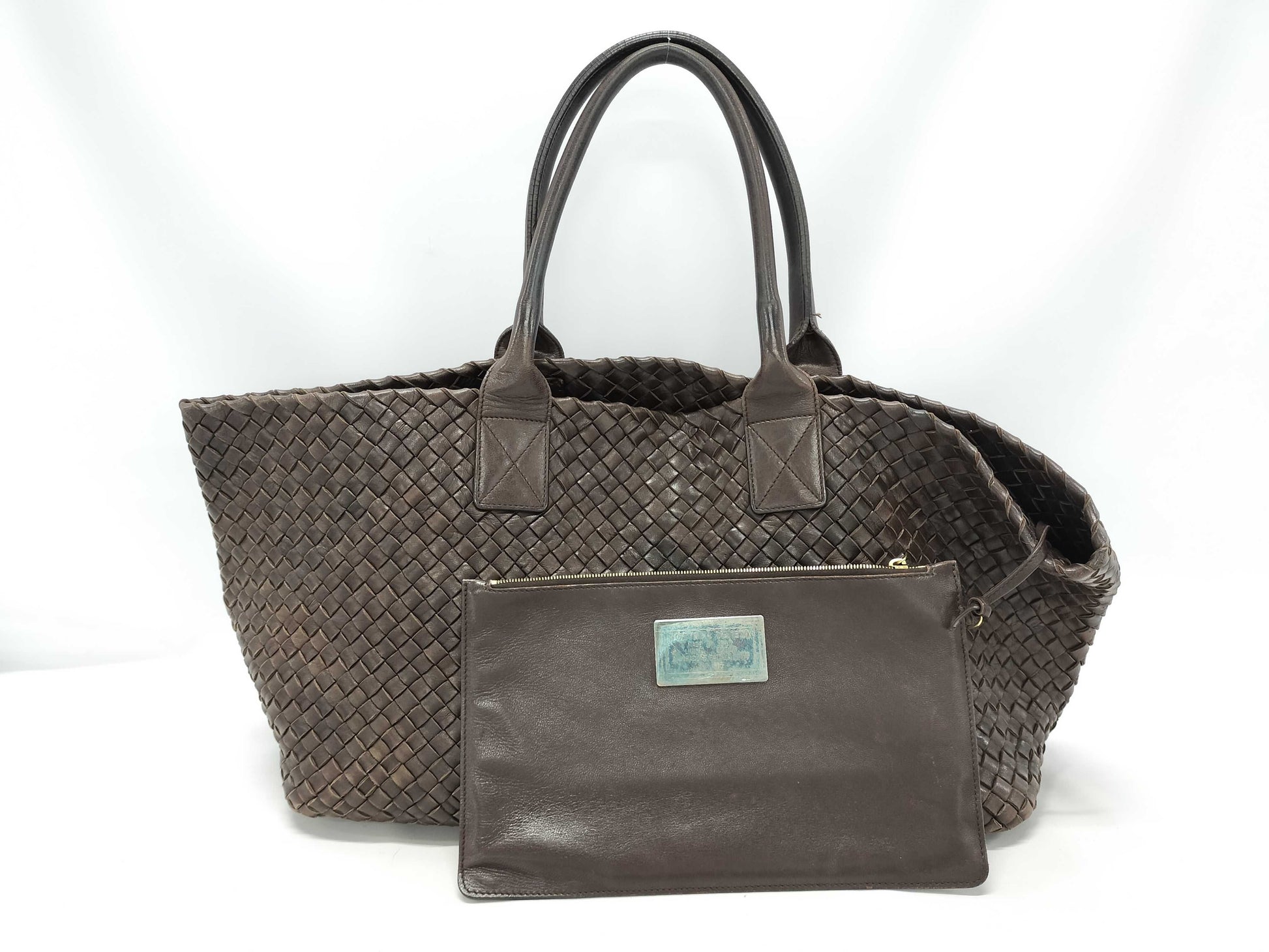 BOTTEGA VENETA Cabas MM Tote Bag with Pouch