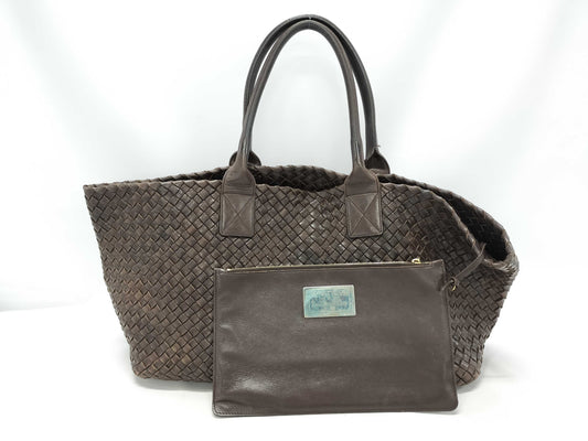 BOTTEGA VENETA Cabas MM Tote Bag with Pouch