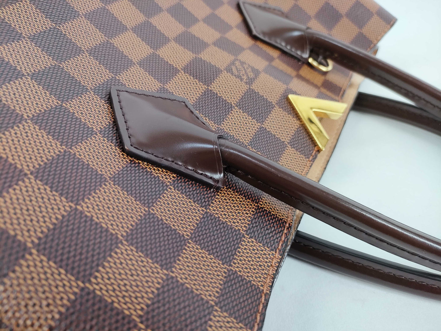 LOUIS VUITTON Damier Louis Vuitton Damier Kensington Handbag with G Fittings ST DU2106 Tote Bag