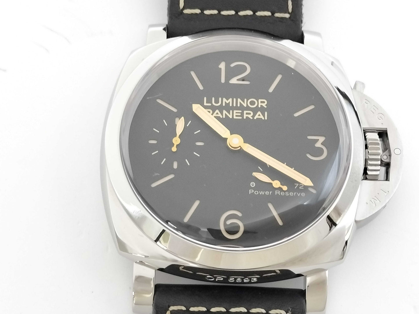 PANERAI Luminor Power Reserve PAM00423 OP6893 BB1535283 O0397/2000 Hand-Wound Black Dial Men's Watch