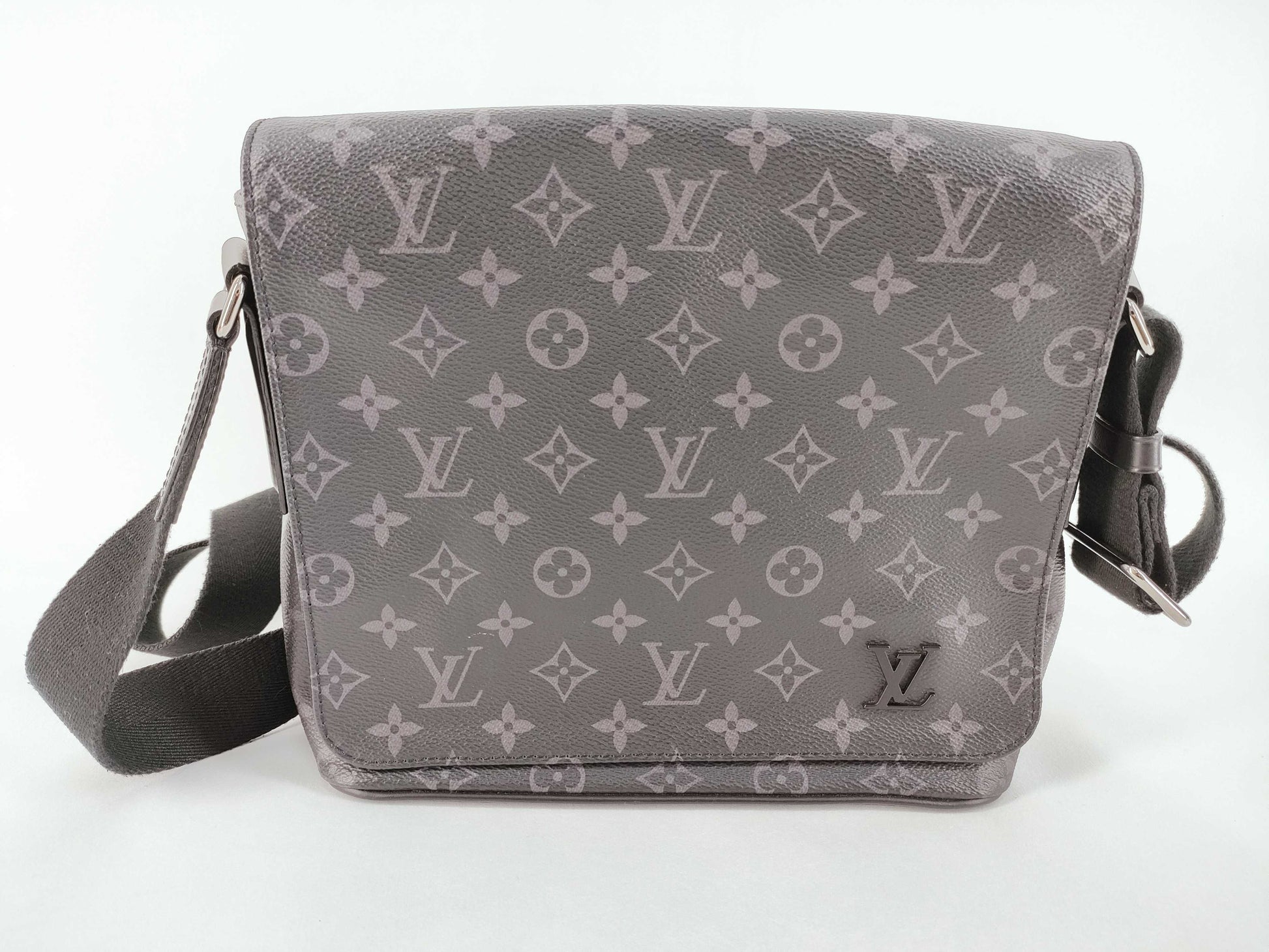 LOUIS VUITTON Damier District PM/Monogram Eclipse/M44000/RFIC Shoulder Bag