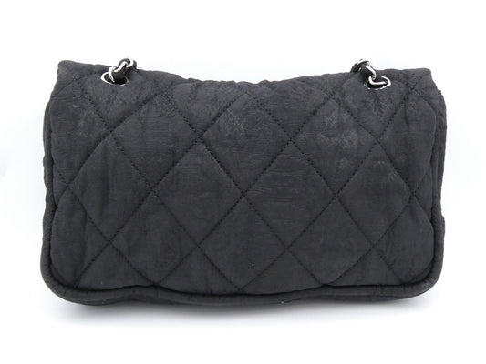 CHANEL Matelasse Coco Mark Coated Canvas Chain Shoulder Bag