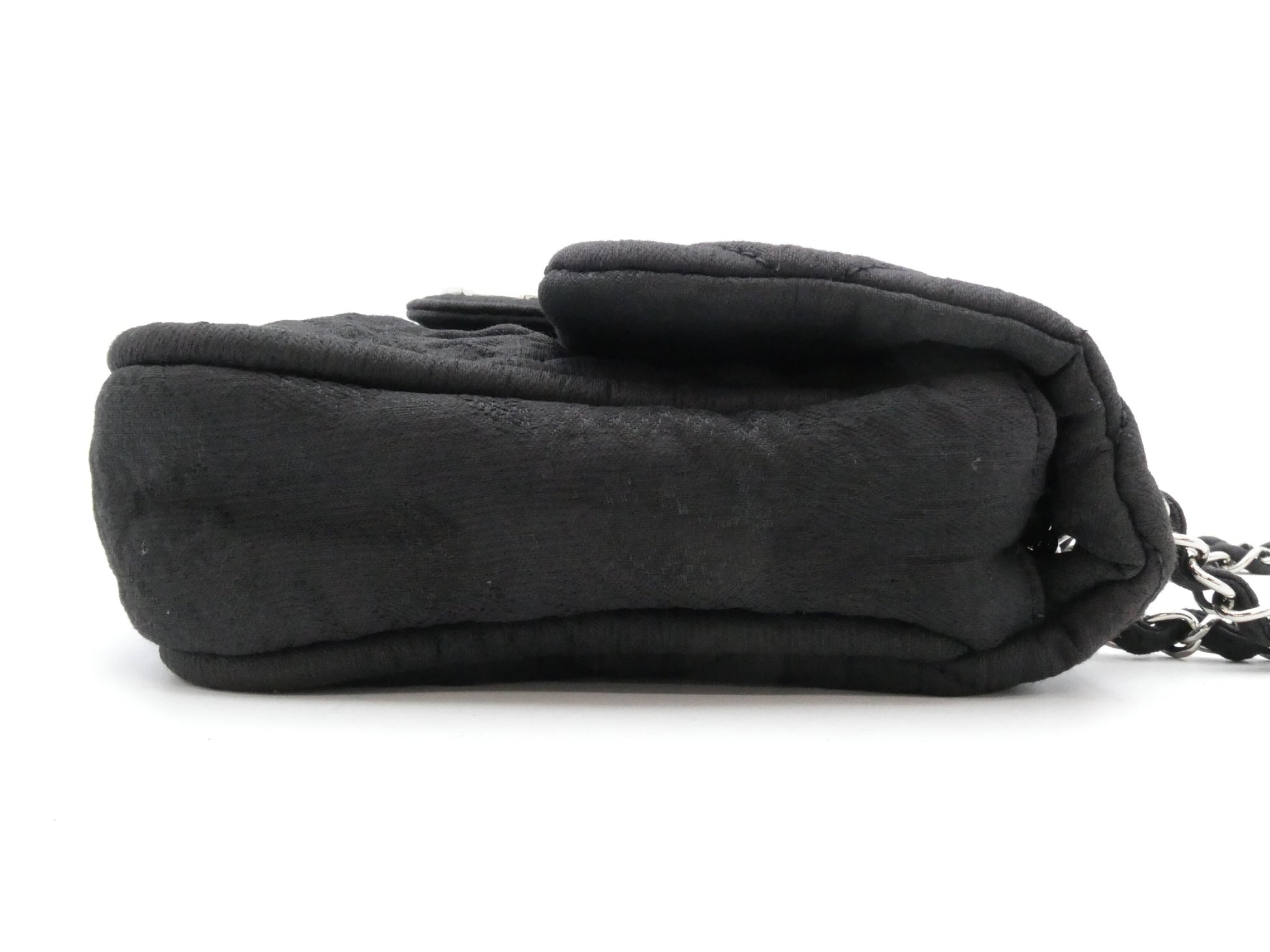 CHANEL Matelasse Coco Mark Coated Canvas Chain Shoulder Bag