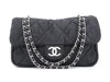 CHANEL Matelasse Coco Mark Coated Canvas Chain Shoulder Bag