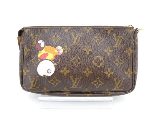 LOUIS VUITTON Monogram Accessoires Takashi Murakami Panda Handbag