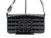 CHANEL Chocolate Bar Coco Mark Enamel Shoulder Bag