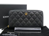 CHANEL Matelasse Coco Mark Caviar Skin Wallet