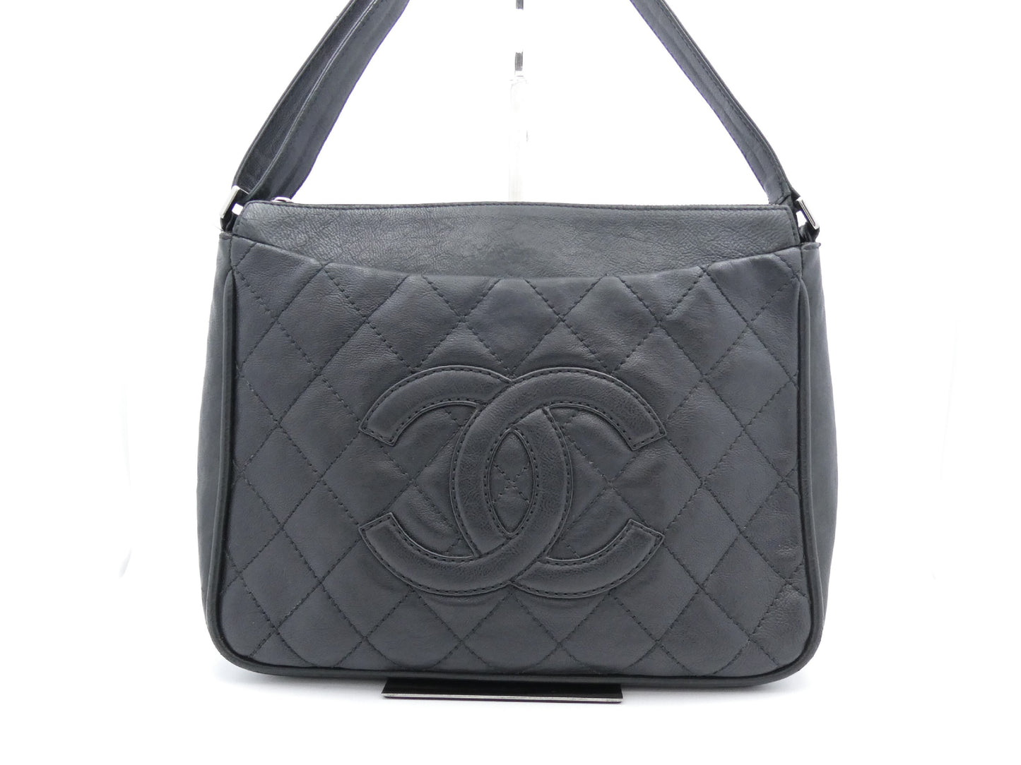 CHANEL Matelasse Deka Coco Mark Shoulder Bag
