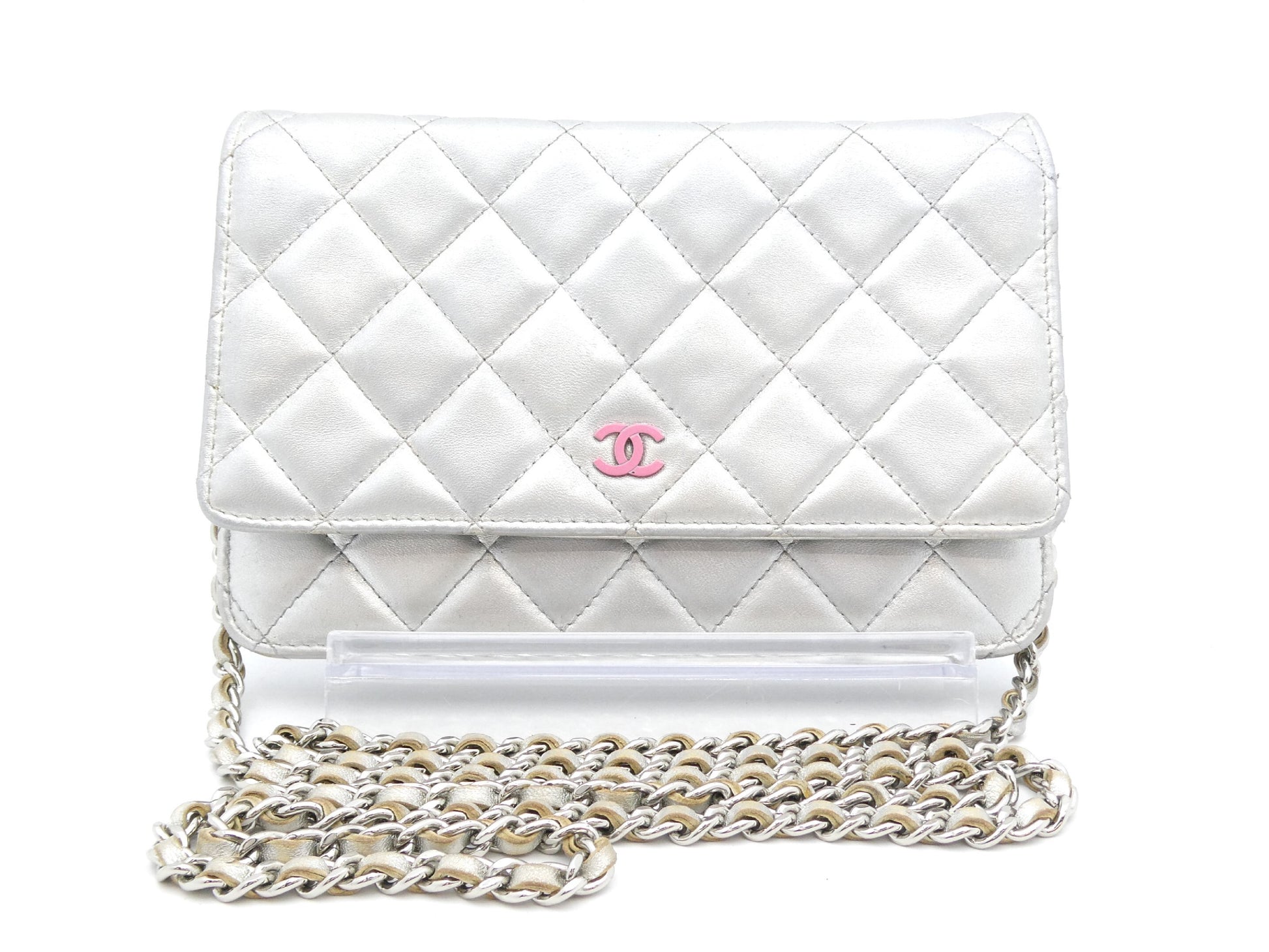 CHANEL Matelasse Coco Mark Chain Wallet Shoulder Bag