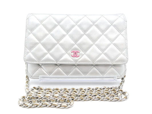 CHANEL Matelasse Coco Mark Chain Wallet Shoulder Bag