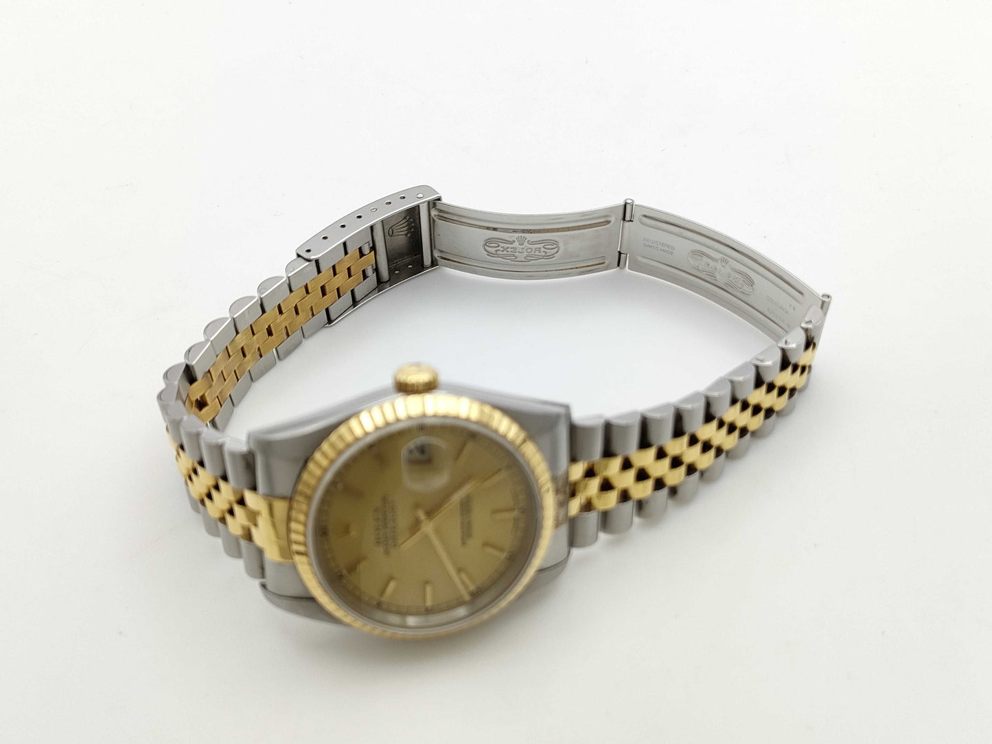 ROLEX 16233 W929800 Champagne Dial Men's Watch