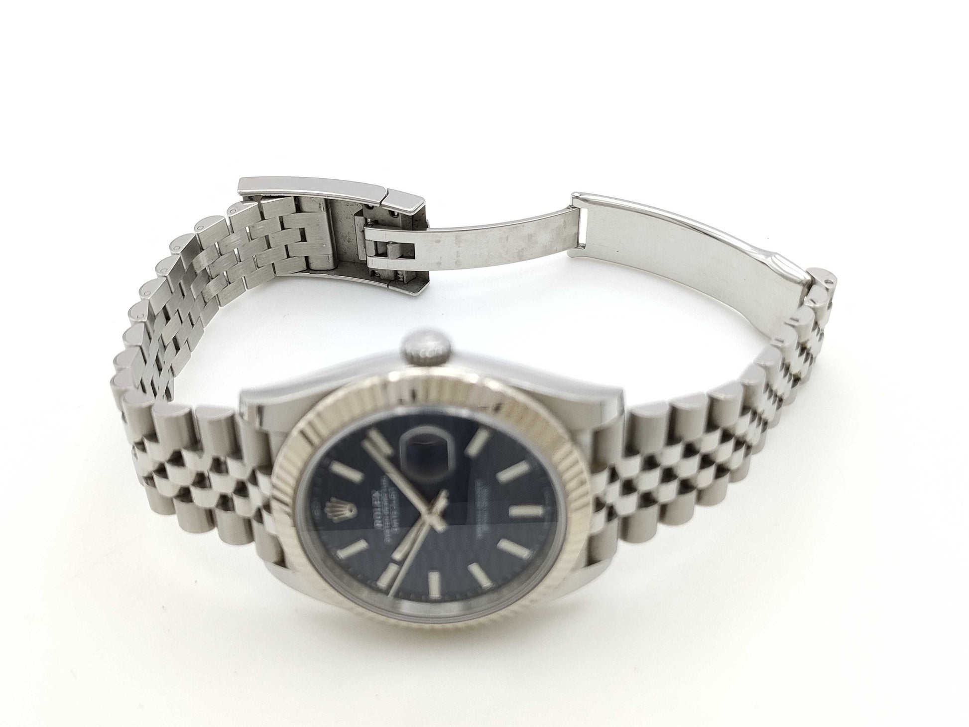ROLEX 126334 358003M2 Blue Fluted Motif Men's Watch