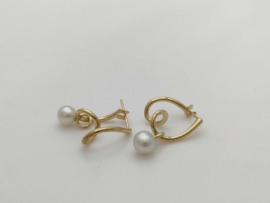 TASAKI Pearl Diameter Approx. 5.5mm/5.6mm K18 3.3g Earrings