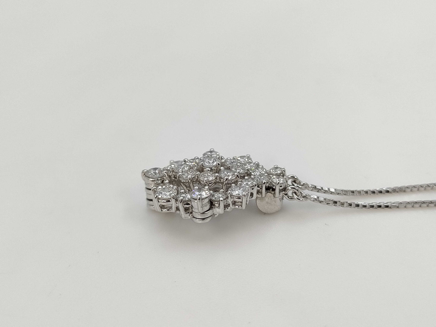 TASAKI D2.00ct Pt900/Pt850 11.7g Necklace