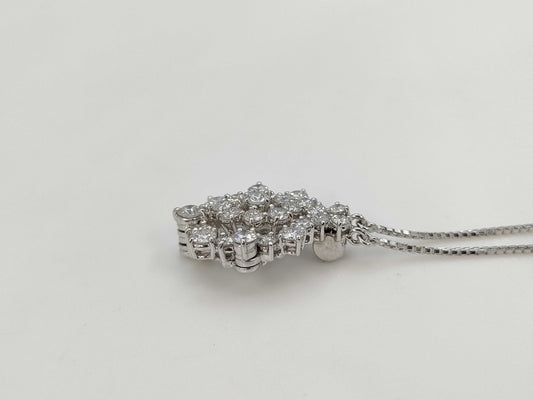 TASAKI D2.00ct Pt900/Pt850 11.7g Necklace