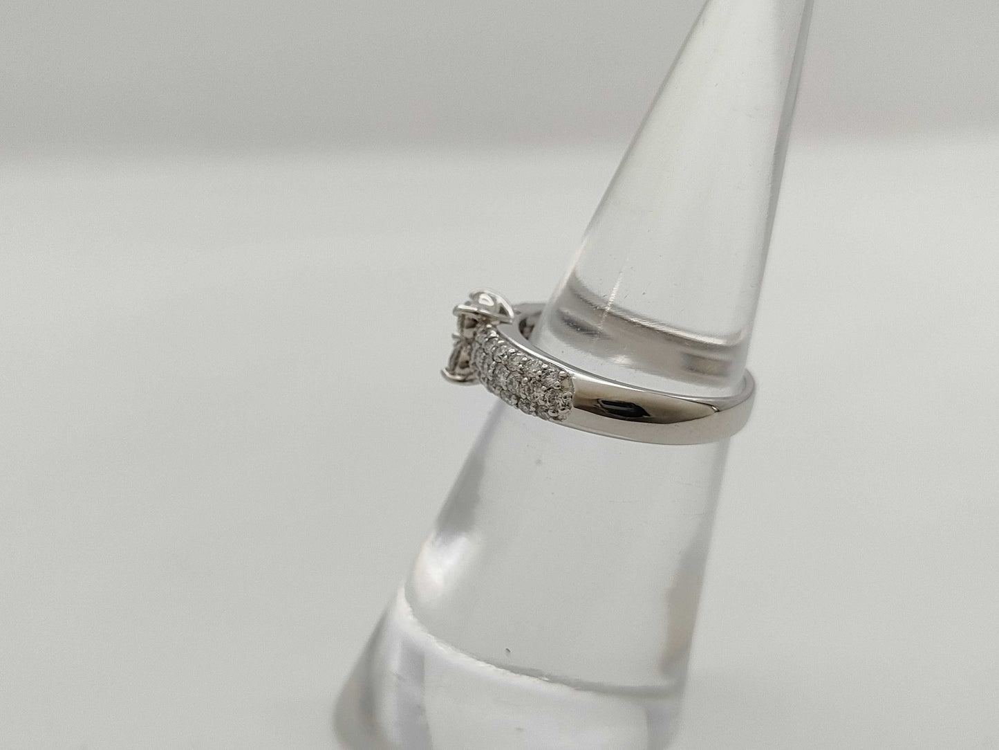 Ponte Vecchio D0.70ct K18WG 4.1g Ring
