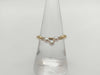 TASAKI Pearl Diameter Approx. 3.5mm*3 D0.03ct K18 1.9g Ring