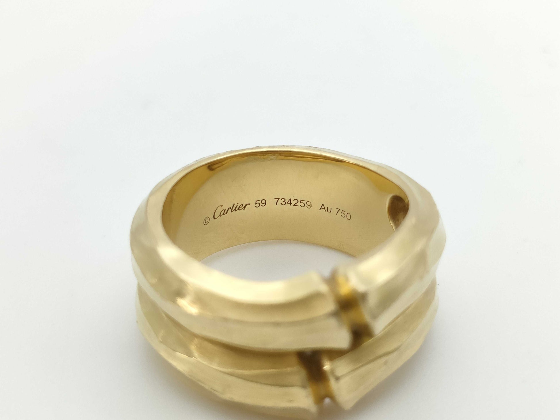 Cartier Bamboo #59 YG 750 19.6g Ring