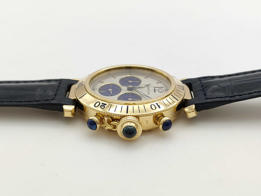 Cartier Pasha W3000951 1987003430009 Quartz K18 Men's Watch