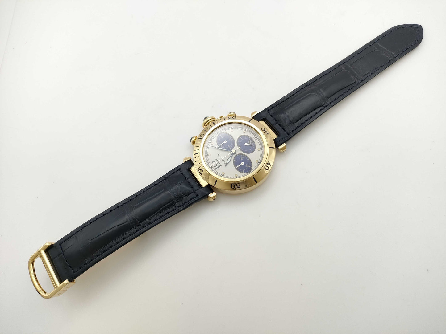 Cartier Pasha W3000951 1987003430009 Quartz K18 Men's Watch