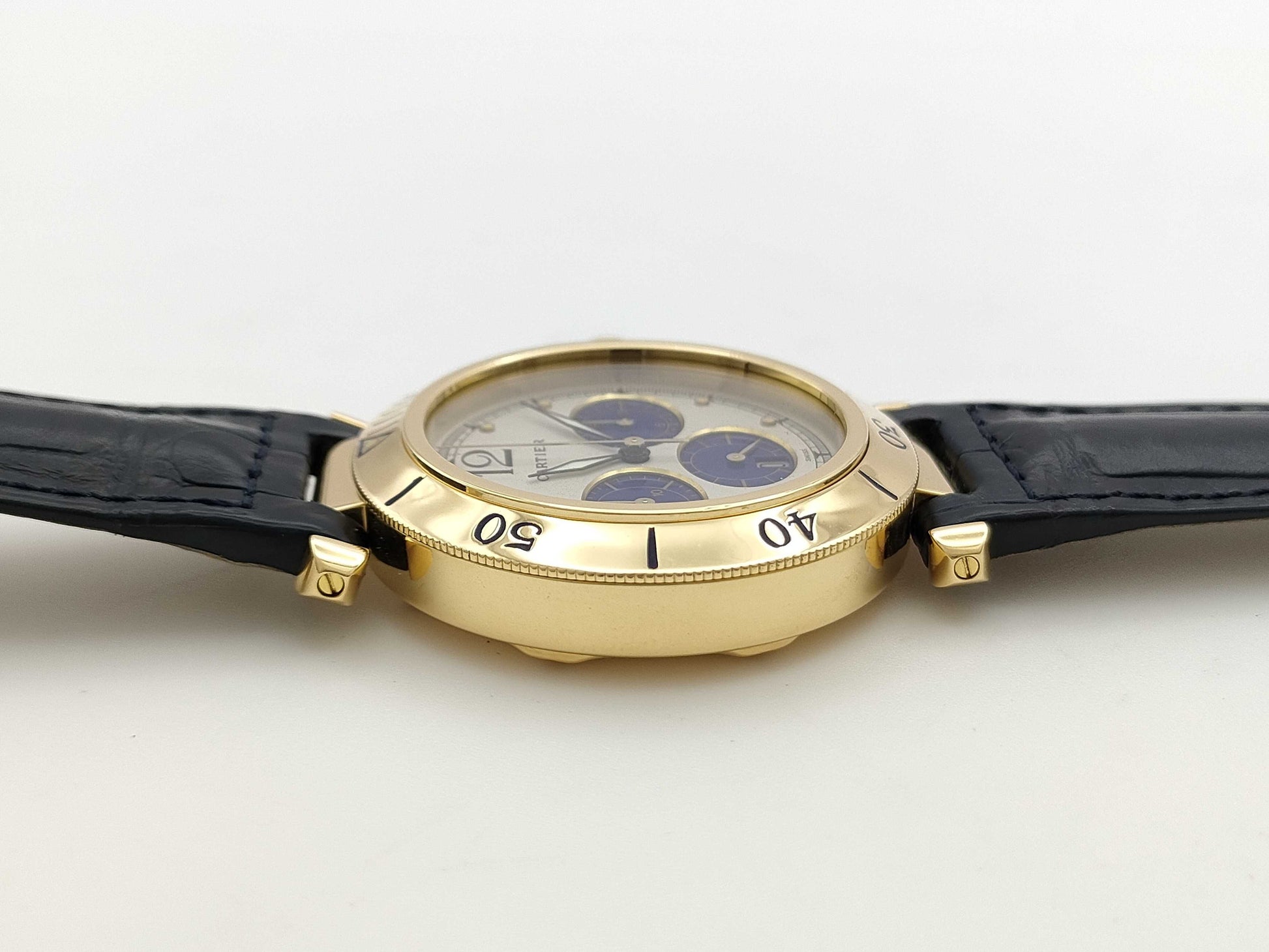 Cartier Pasha W3000951 1987003430009 Quartz K18 Men's Watch
