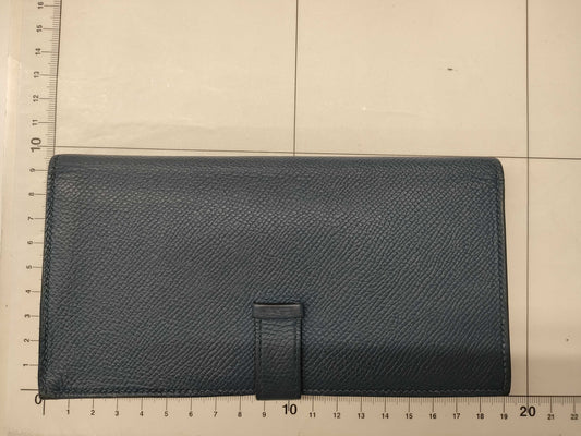 HERMES Beance Souffre Epson 2019 D Engraved Blue SV Hardware Wallet