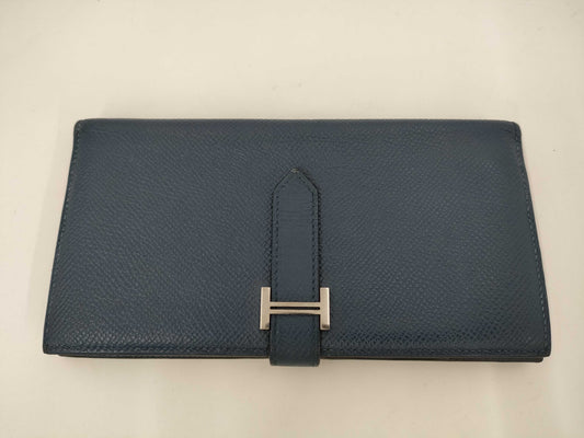 HERMES Beance Souffre Epson 2019 D Engraved Blue SV Hardware Wallet