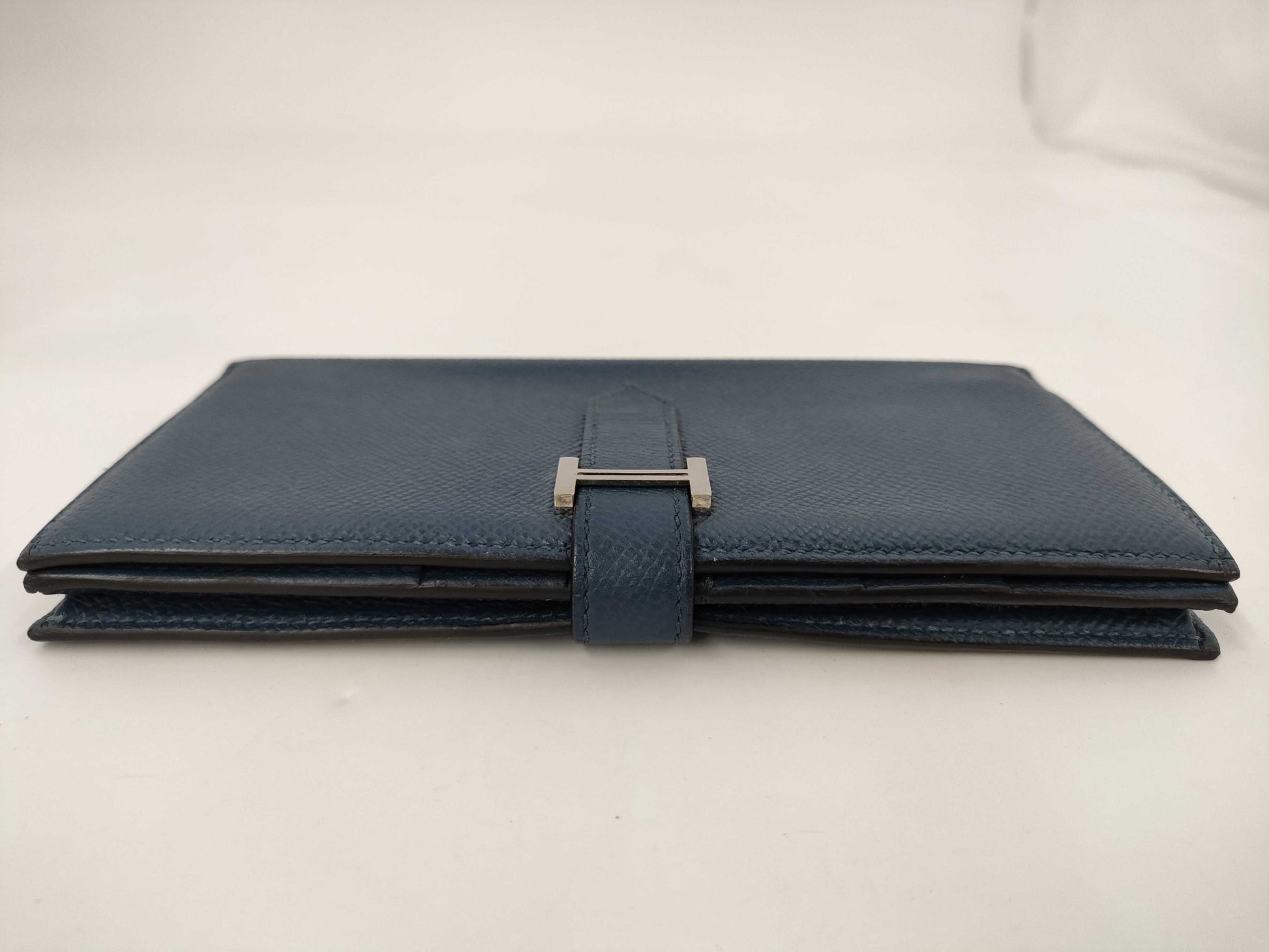 HERMES Beance Souffre Epson 2019 D Engraved Blue SV Hardware Wallet