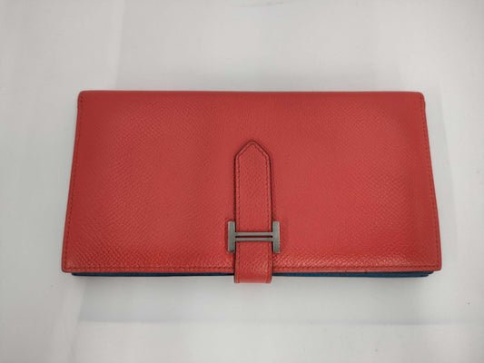 HERMES Beance Souffre Epson 2021 Z Engraved Orange x Blue SV Hardware Wallet