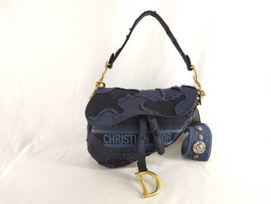 Dior Leobrique Saddlebag Canvas Shoulder Bag Shoulder Bag