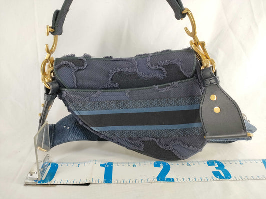 Dior Leobrique Saddlebag Canvas Shoulder Bag Shoulder Bag