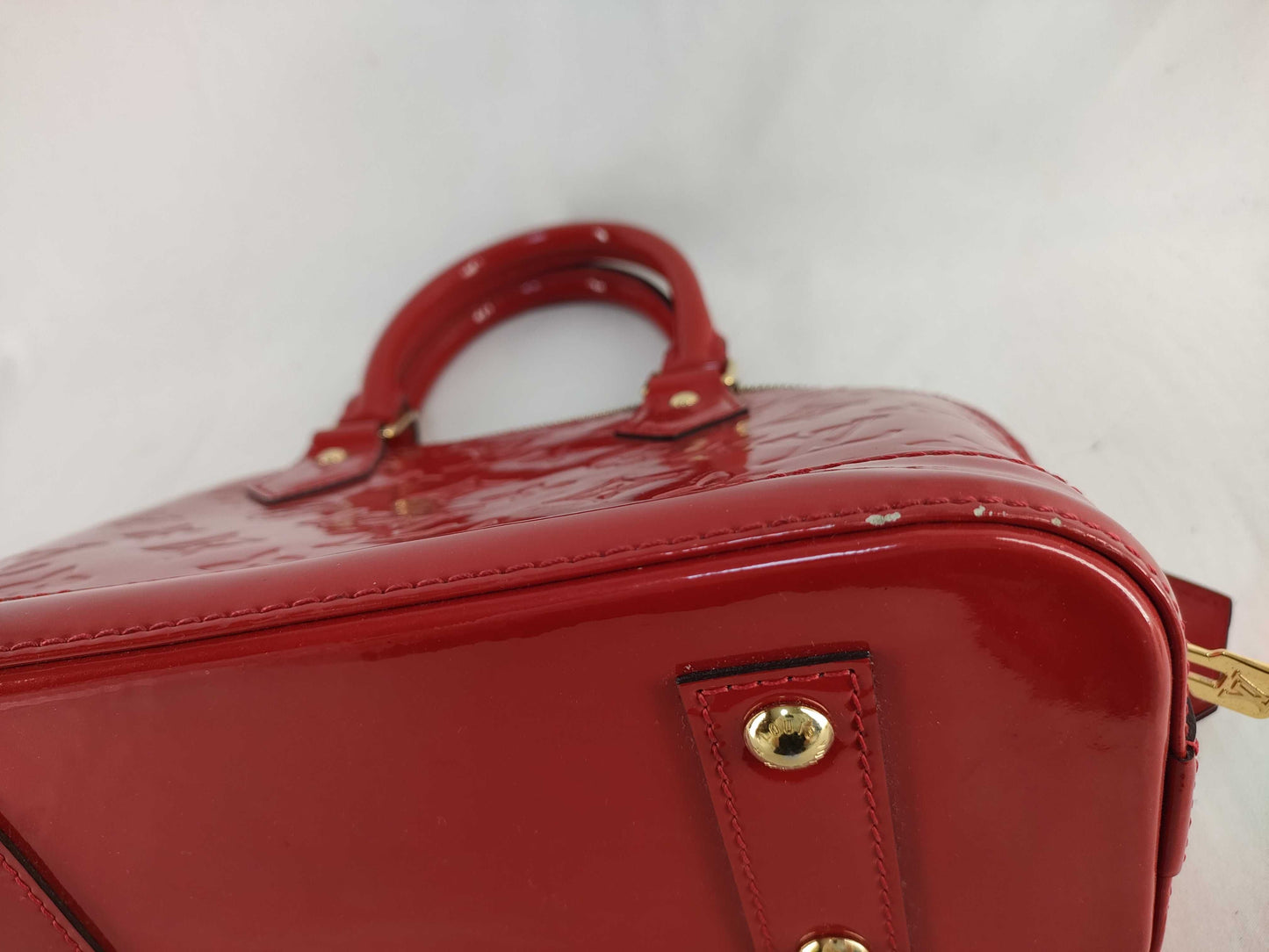 LOUIS VUITTON Louis Vuitton Enamel Alma BB Shoulder Bag Handbag