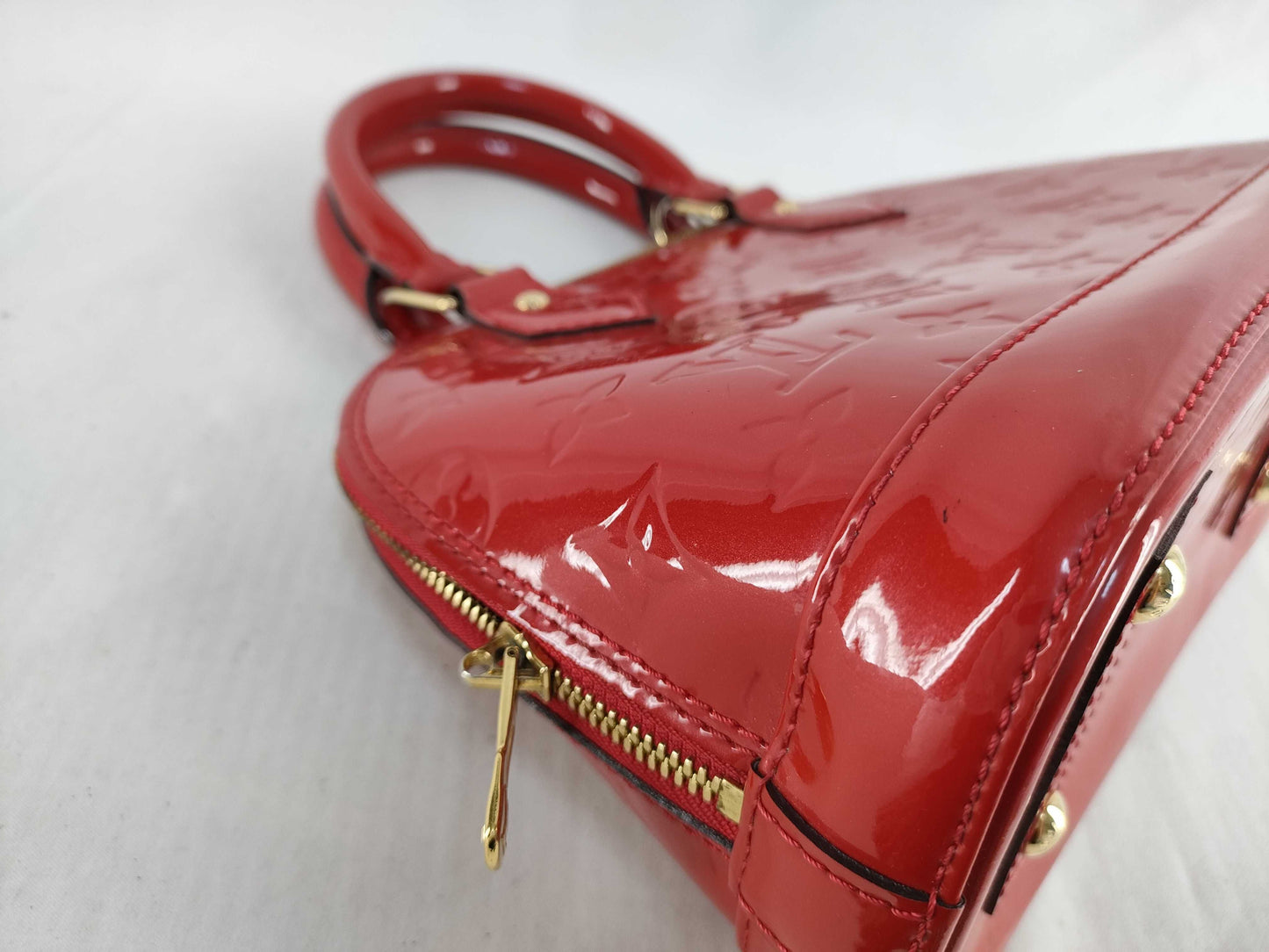 LOUIS VUITTON Louis Vuitton Enamel Alma BB Shoulder Bag Handbag