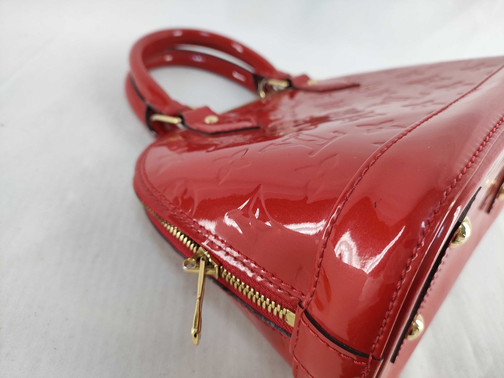 LOUIS VUITTON Louis Vuitton Enamel Alma BB Shoulder Bag Handbag