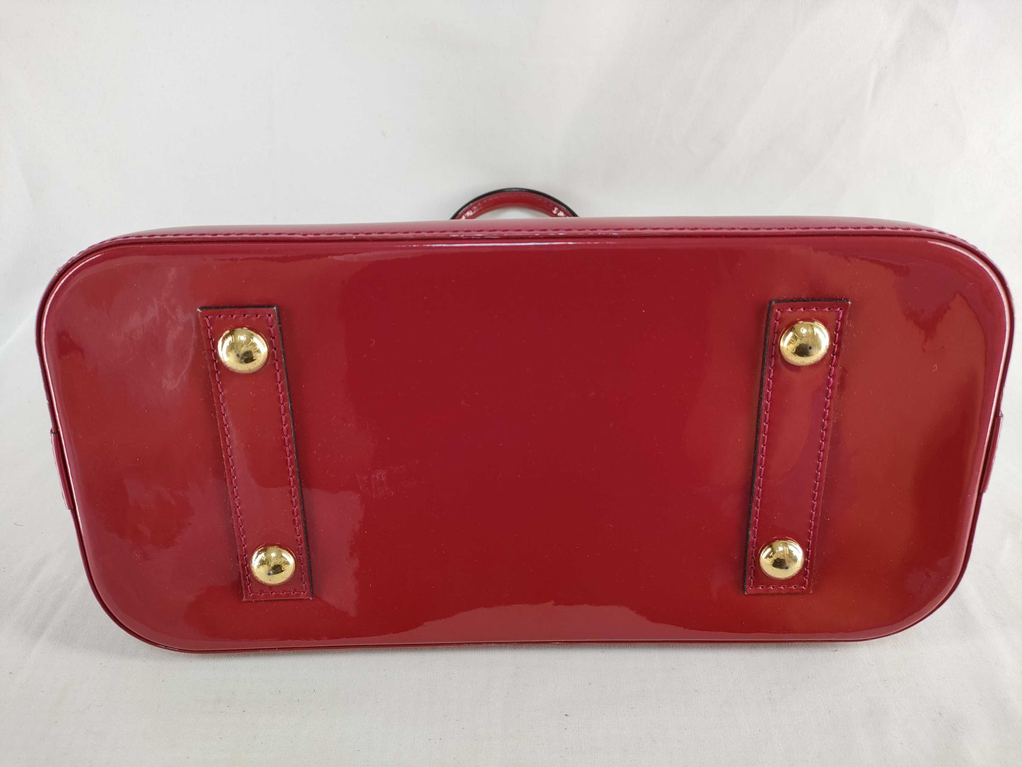 LOUIS VUITTON Louis Vuitton Enamel Alma BB Handbag