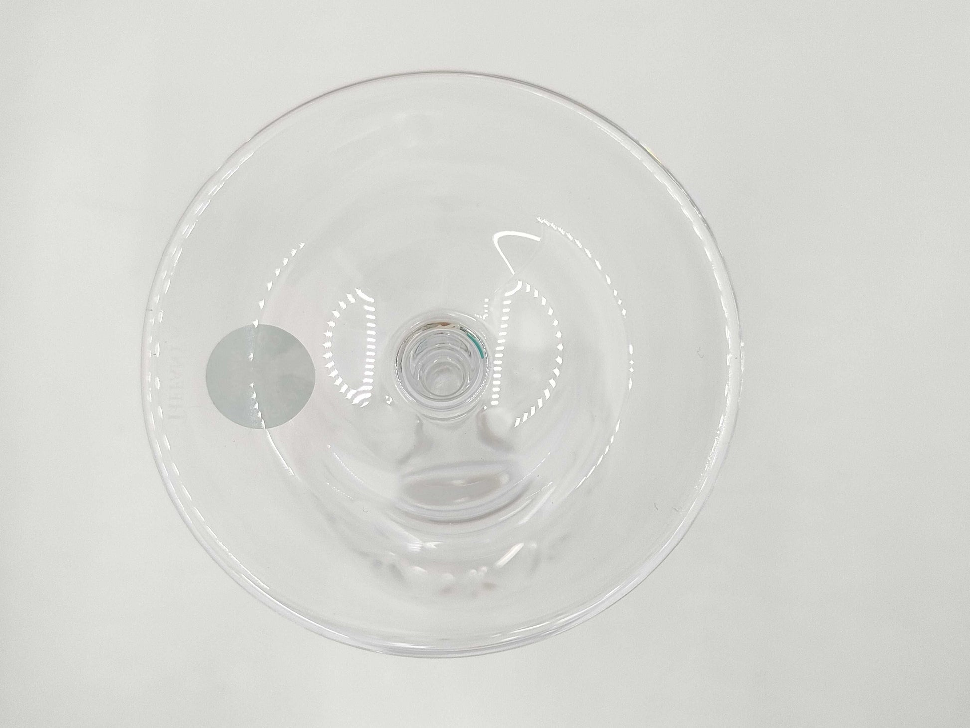 Tiffany&Co. Pair Glass Champagne Glass