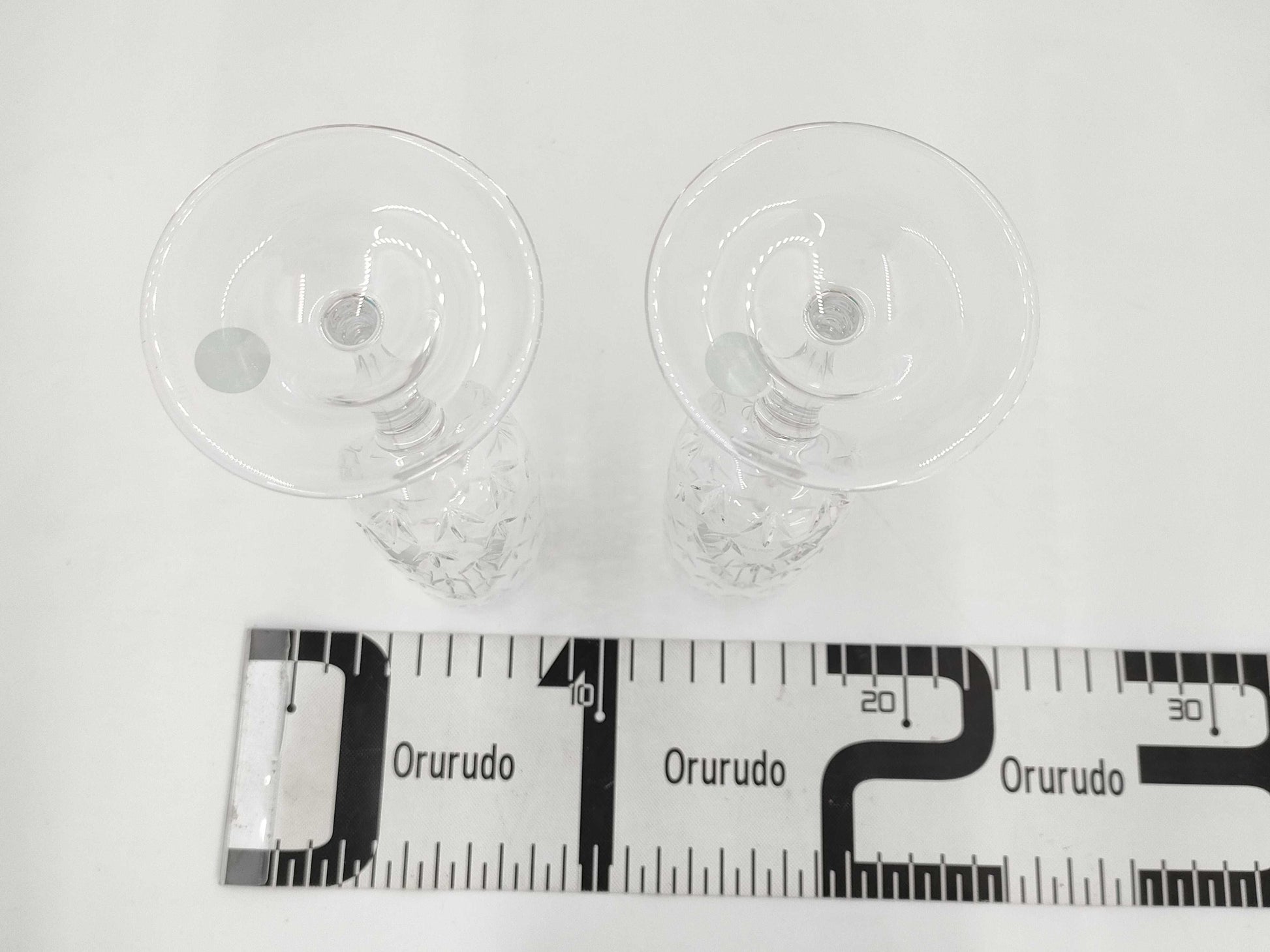 Tiffany&Co. Pair Glass Champagne Glass