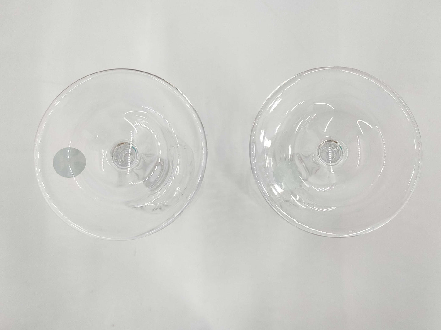 Tiffany&Co. Pair Glass Champagne Glass