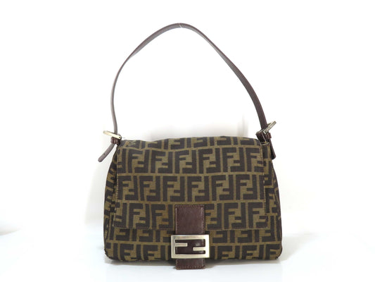 FENDI Zucca Pattern FENDI Mamma Bucket Zucca Shoulder Bag Shoulder Bag