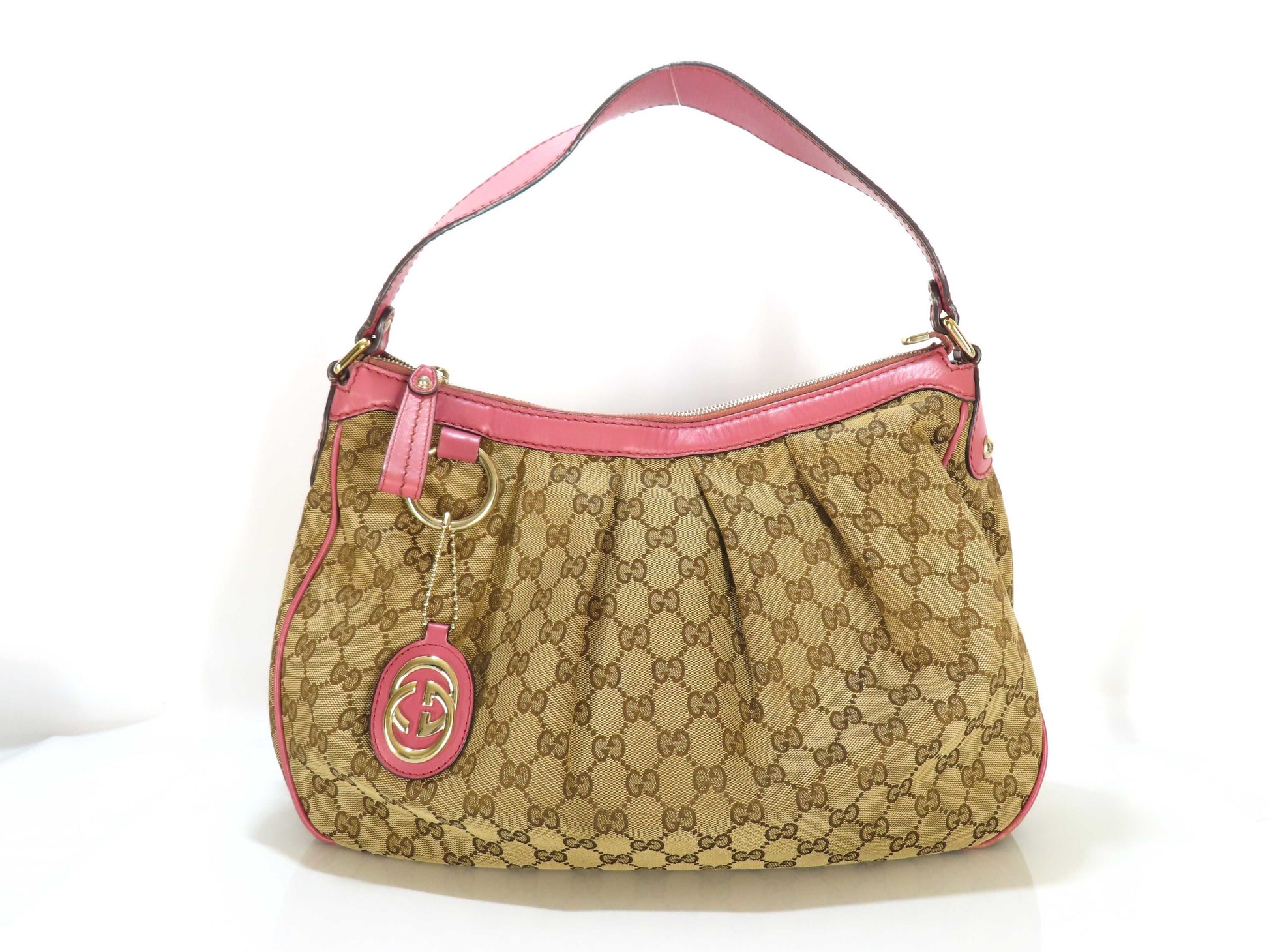 GUCCI GG Canvas GUCCI Soukie GG Canvas Handbag Handbag