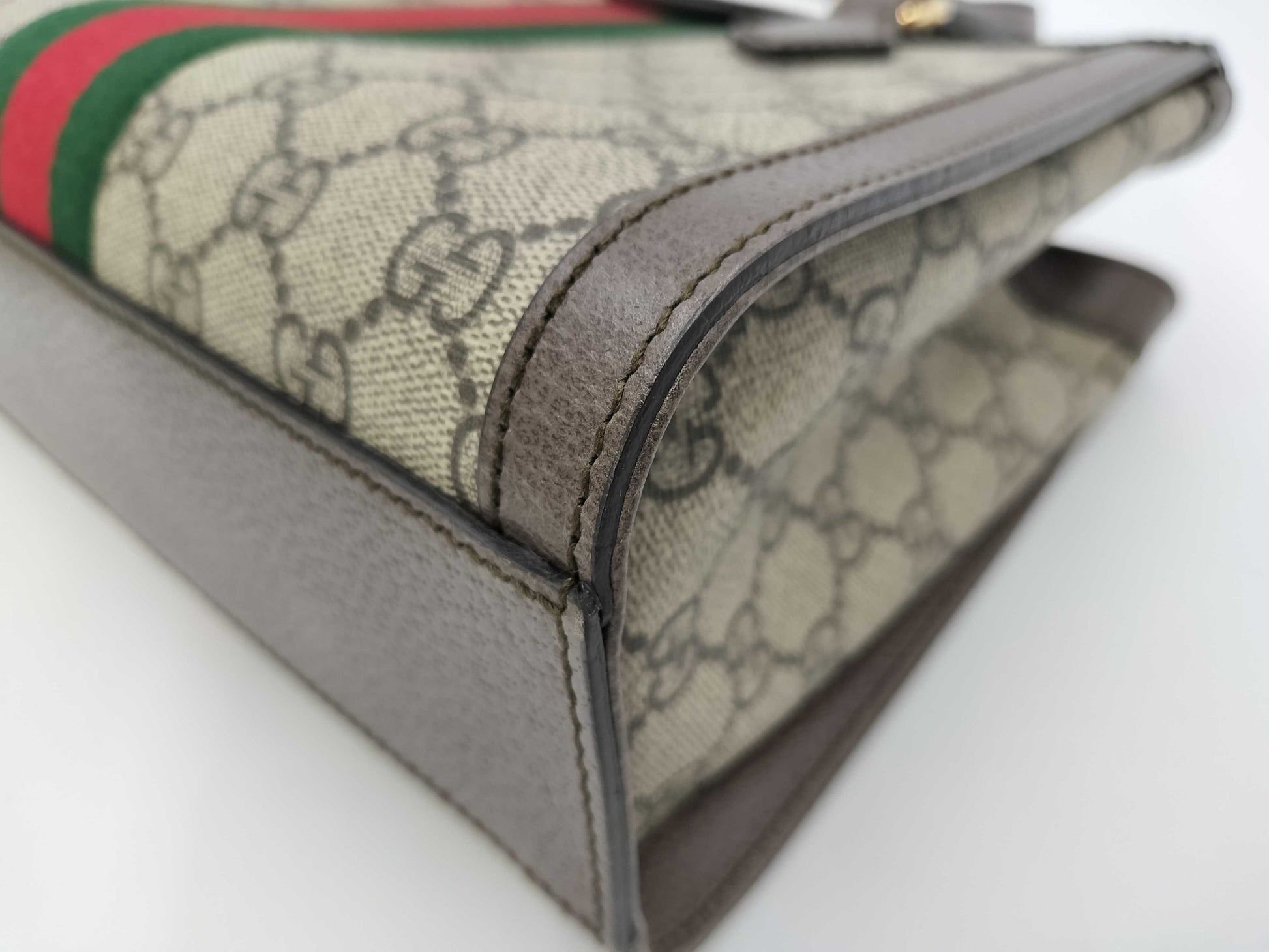 GUCCI GG Supreme Ophidia 2-Way Handbag 547551