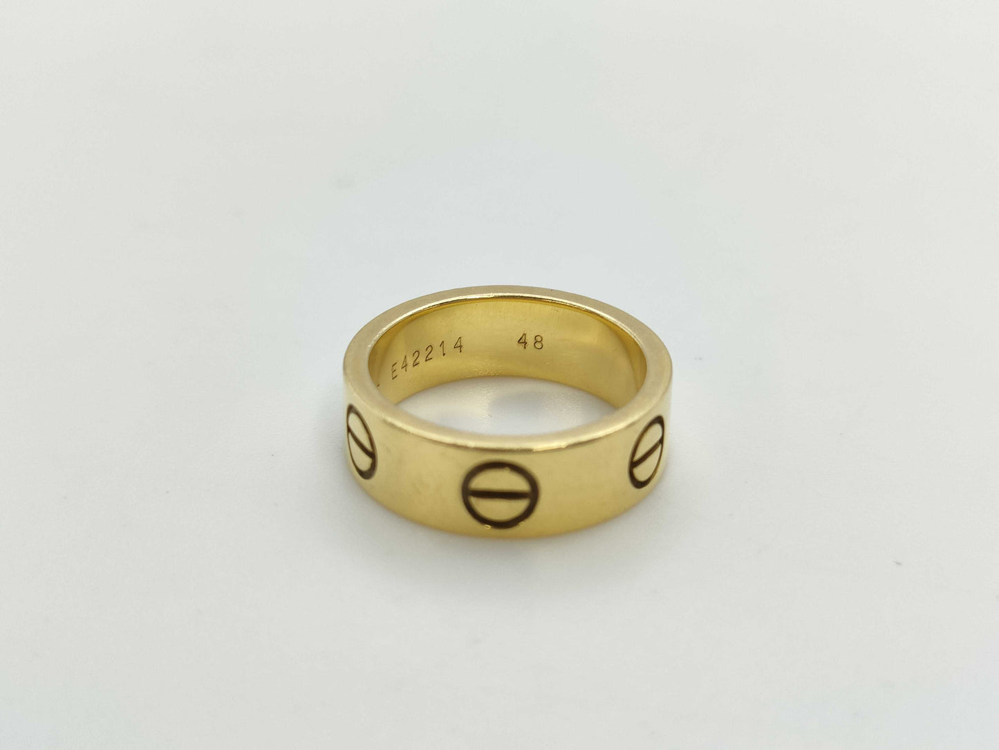 Cartier Love #48 YG 750 6.7g Ring