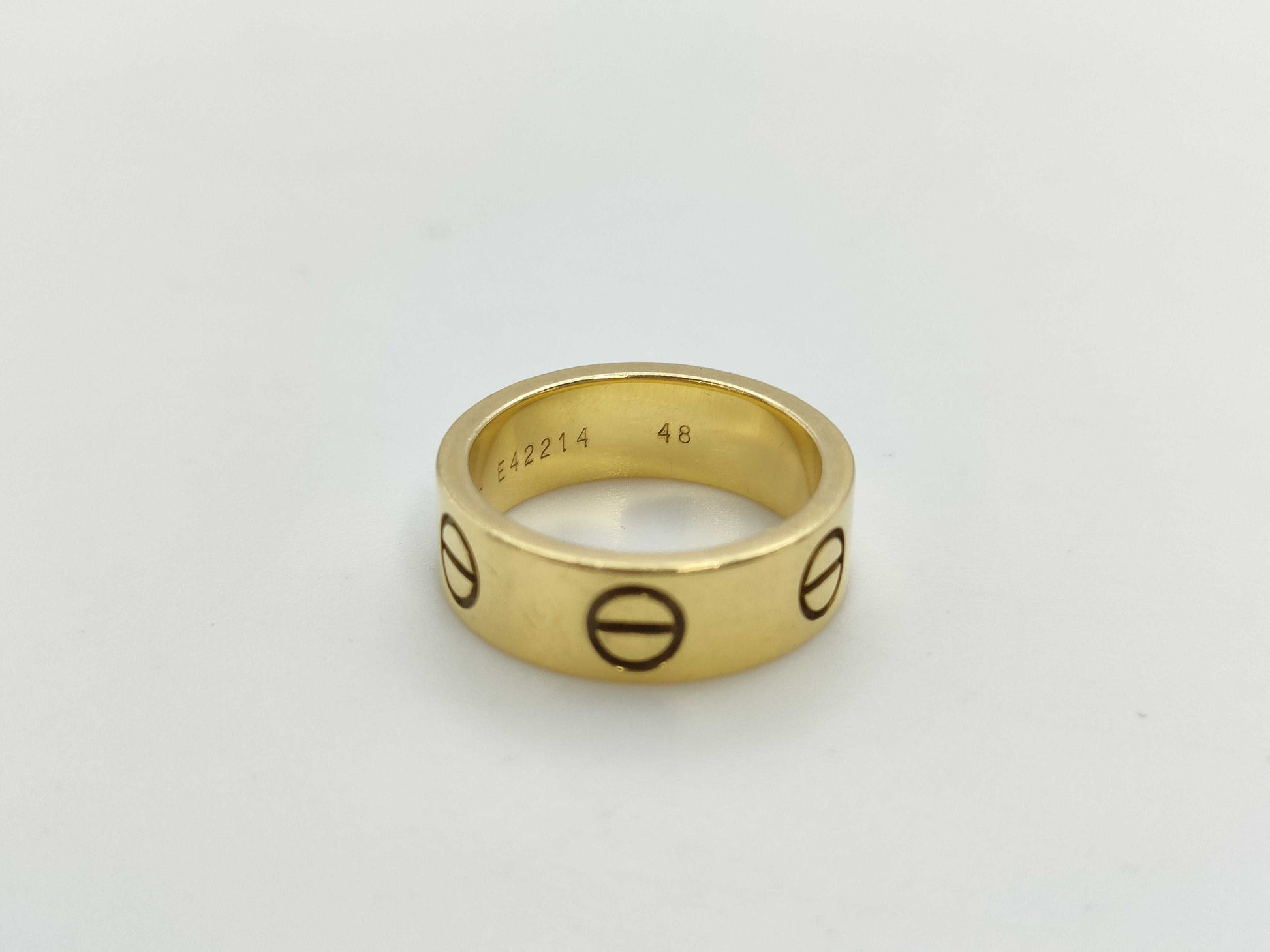 Cartier Love #48 YG 750 6.7g Ring