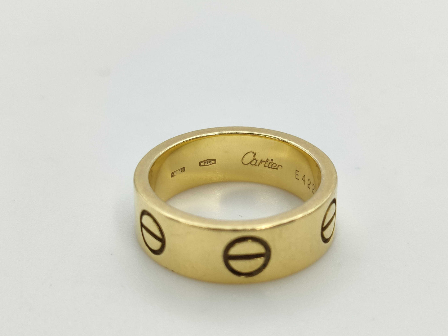 Cartier Love #48 YG 750 6.7g Ring