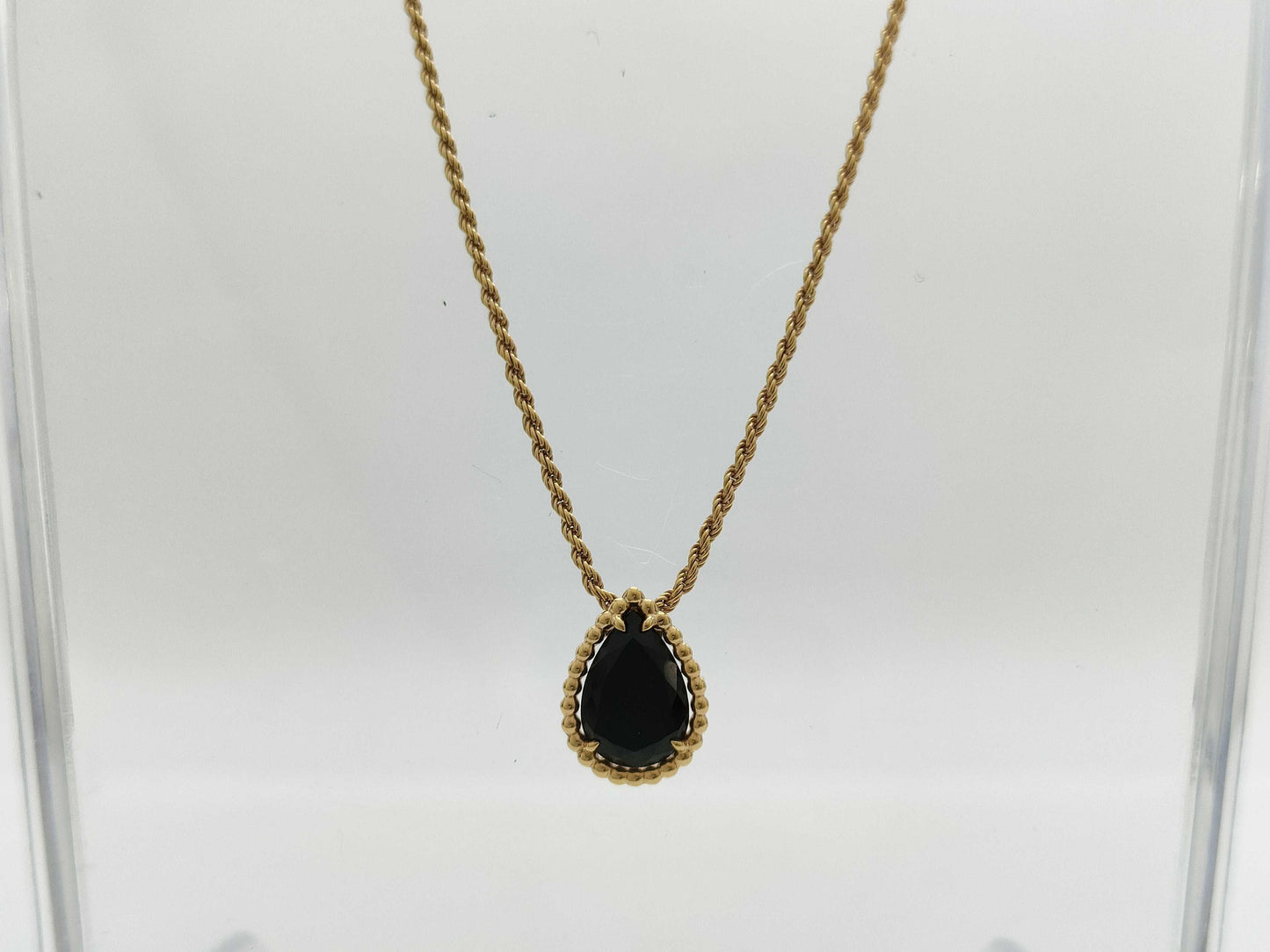 BOUCHERON Serpan Boheme Onyx Au750 4.3g Necklace