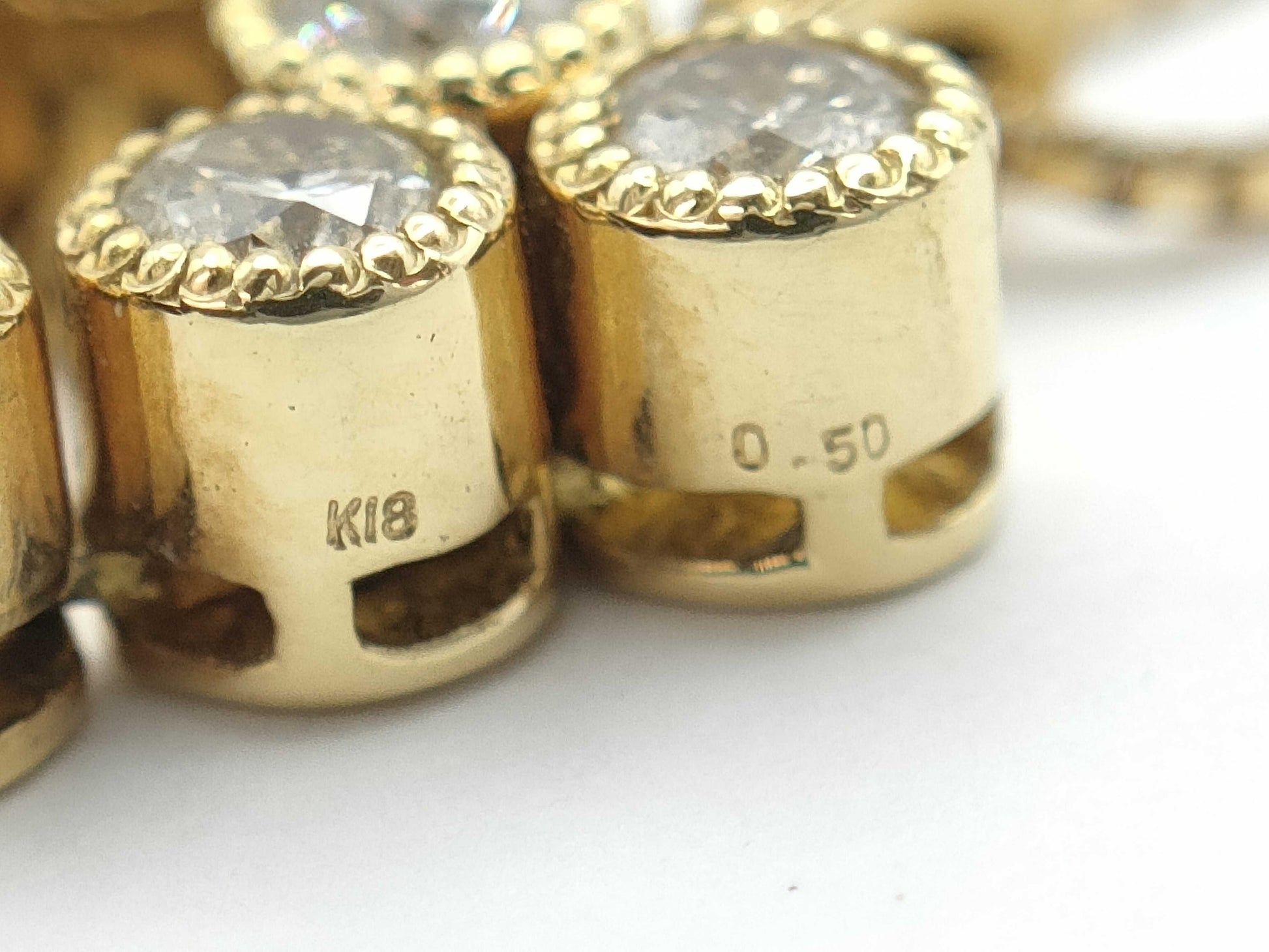 D0.50ct K18 5.4g Necklace