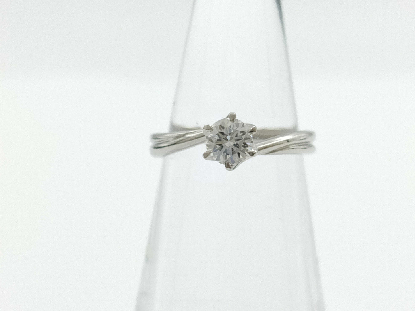 D0.386ct Pt900 3.5g Ring