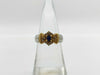 Sapphire Diamond K18/PT900 3.9g Ring