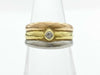 D0.10ct K18/PT900 4.6g Ring