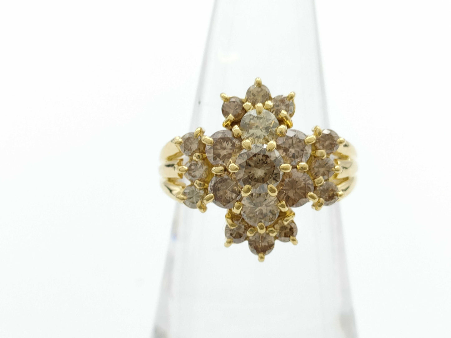 D2.02ct K18 5.9g Ring